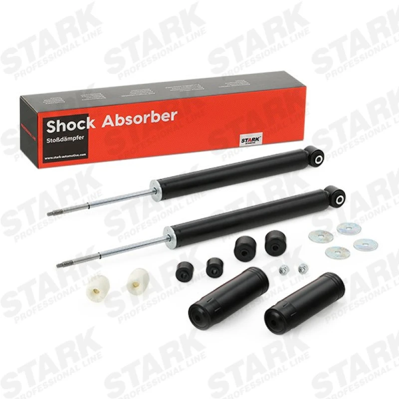 Image of STARK SKSA-0133207 Shock absorber PROTECTION KIT Front Axle, Gas Pressure, Monotube, Telescopic Shock Absorber, Bottom eye Shock Absorber (854)