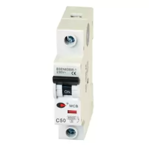 Image of Lewden G06-1C06 6KA 1 Pole C Type 6A MCB