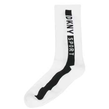 image of DKNY Lester 3 Pack Socks - White