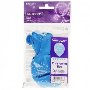 Image of Partymor Balloons Pack of 6 - Christening