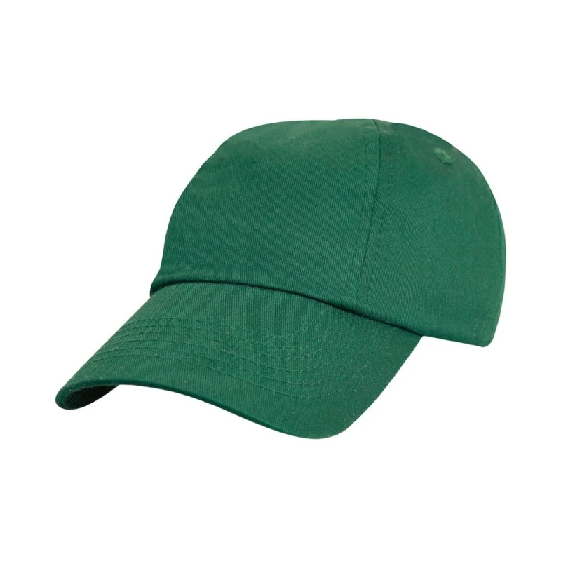 Image of Result Cotton Low Profile Cap in Bottle Green Bottle Green Unisex One Size