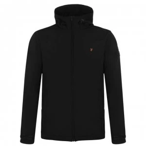 image of Farah Vintage Bective Hoodie - Dp Black 006