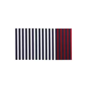 Image of Helena Springfield Coastal Bath Mat, Navy/Red