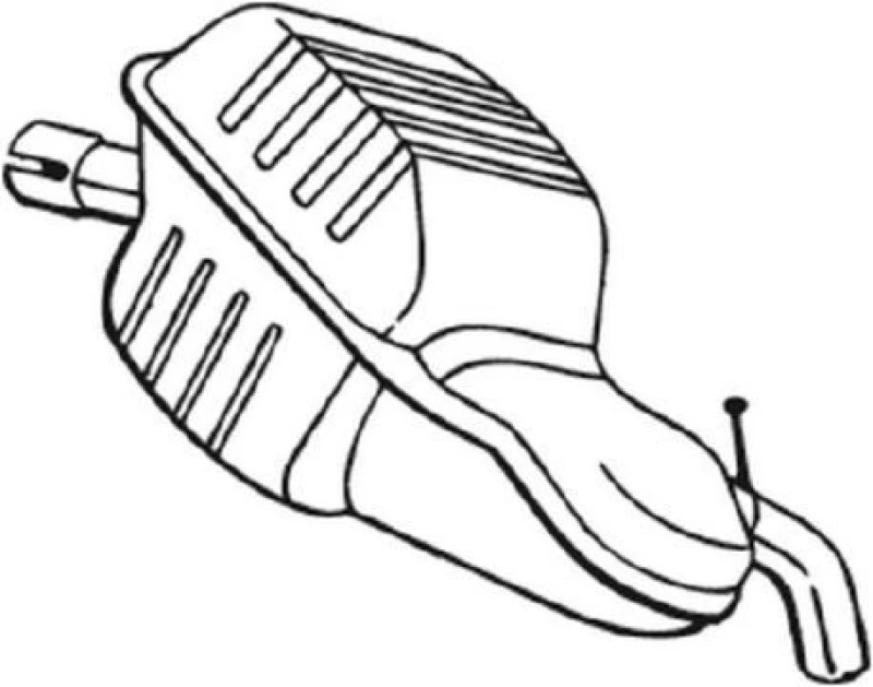 Image of Rear silencer BOSAL 235-001