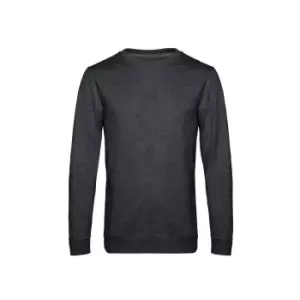 Image of B&C Mens Set In Sweatshirt (M) (Heather Asphalt)