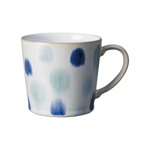 Image of Denby Blue Spot Painted Large Mug