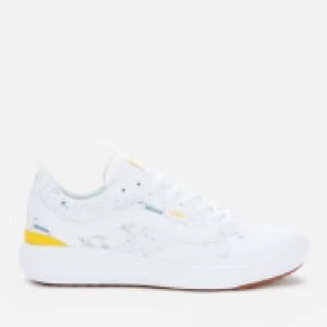 Image of Vans X National Geographic Womens Ultrarange Exo Trainers - White/Yellow - UK 8