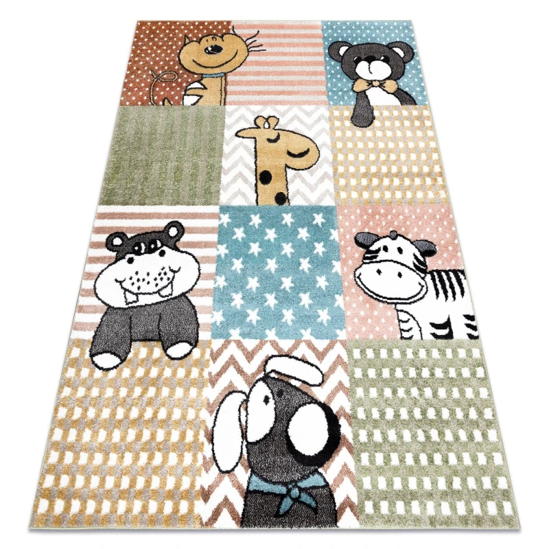 Image of RugsX Fun Rug Size: 120cm x 170cm Multicolor Unisex 120cm x 170 cm
