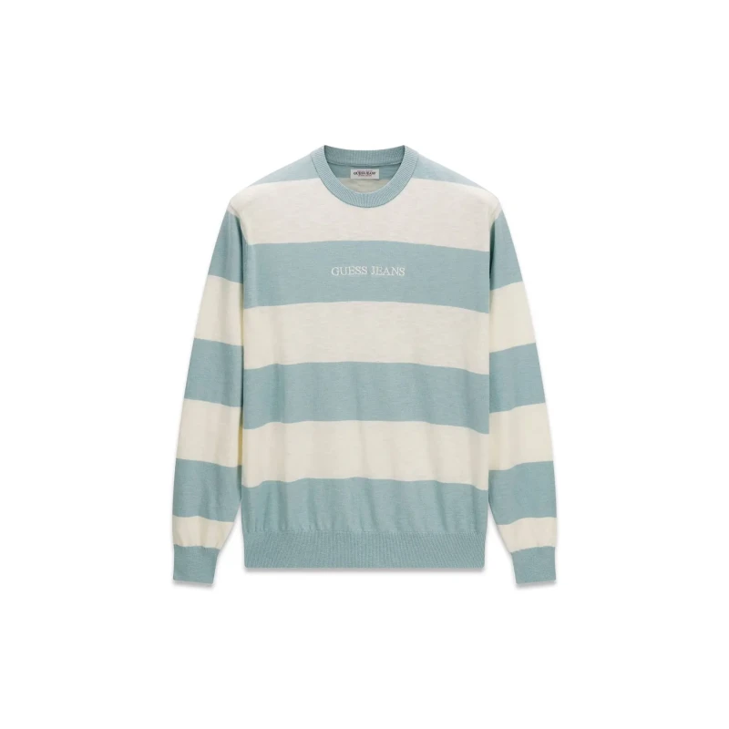 Image of Guess Sweater Guess Striped Gris Male XL