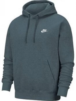 Image of Nike Sportswear Club Overhead Hoodie - Green