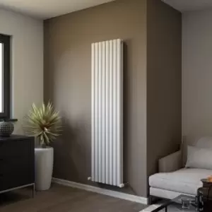 Image of Ximax Fortuna Duplex White Vertical Designer Radiator, (W)472mm X (H)1800mm