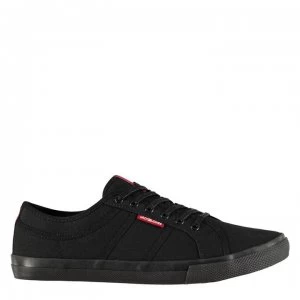 image of Jack and Jones Ross Mens Canvas Trainers - Anthracite