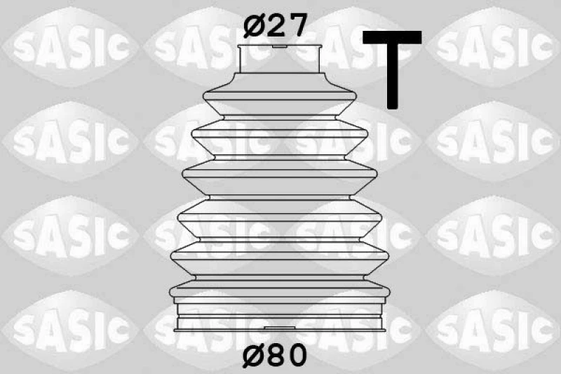 Image of CV boot kit, drive shaft SASIC 1904050