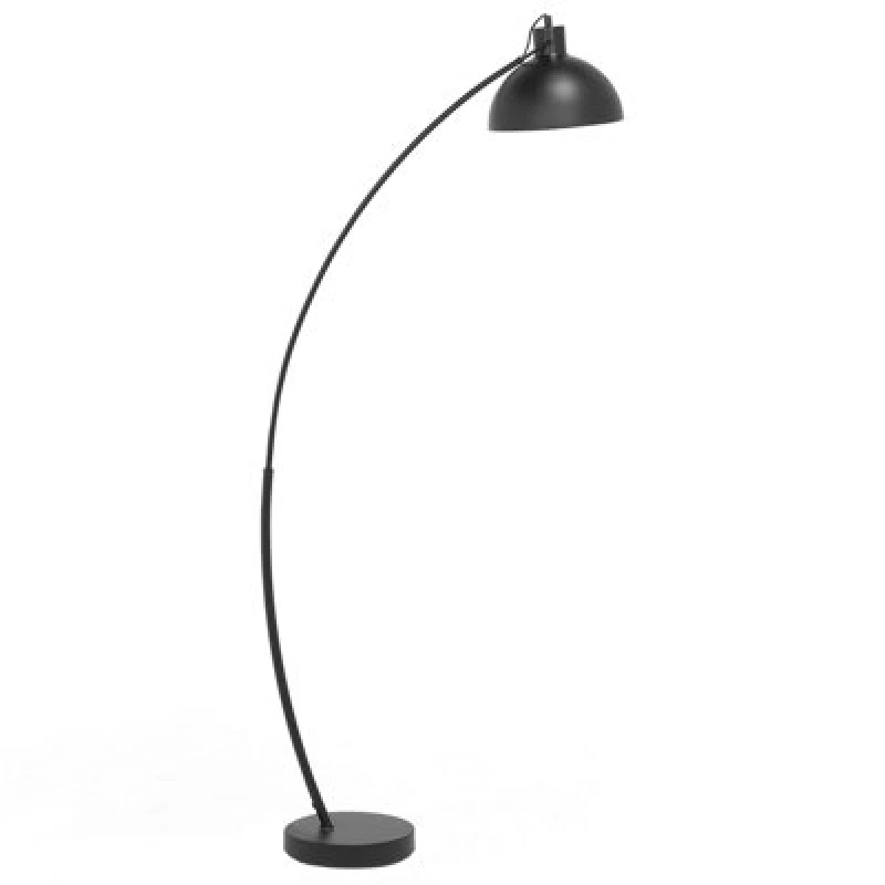 Image of Beliani Modern Floor Lamp Dintel Metal Black