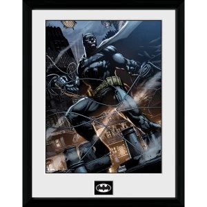 Image of Batman Comic Rope Framed Collector Print