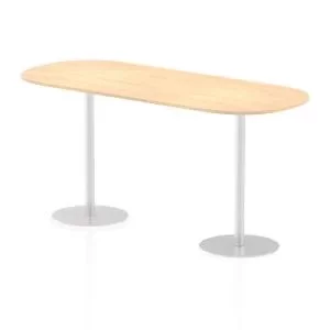 Image of Italia Poseur Boardroom Table 2400 Top 1145 High Maple