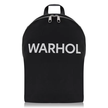 Image of Calvin Klein Warhol Text Backpack - Black 001