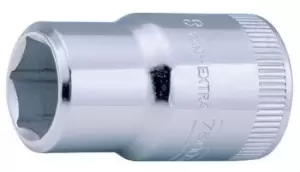 Image of Bahco 19mm Hex Socket With 1/2 in Drive, Length 38 mm