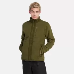 image of Timberland High-pile Fleece For Men In Green Green, Size L