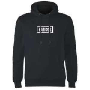 image of Narcos Box Logo Black Hoodie - Black