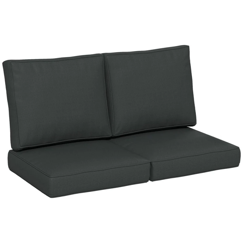Image of Outsunny Outsunny - 2 Seater Outdoor Seat Cushions 84G-396V70CG