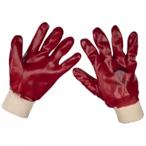 Image of Worksafe 9106XL General Purpose PVC Gloves Knitted Wrist (X-Large)...
