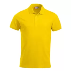 image of Clique Mens Classic Lincoln Polo Shirt (XXL) (Lemon)