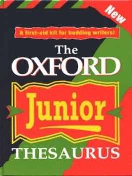 Image of The Oxford Junior Thesaurus by Alan Spooner Hardback