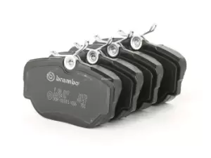Image of BREMBO Brake pad set BMW P 06 010 34111154377,34111154442,34111154443 34111155998,34111155999,34111156898,34111156899,34111157747,34111157748