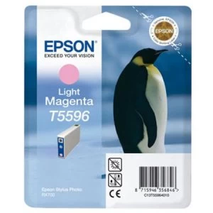 Image of Epson Penguin T5596 Light Magenta Ink Cartridge