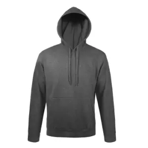 image of SOLS Snake Unisex Hooded Sweatshirt / Hoodie (3XL) (Charcoal Marl)