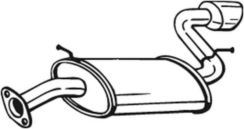 Image of Rear silencer BOSAL 128-005