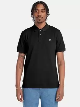 Timberland Millers River Pique Polo - Black, Size XL, Men