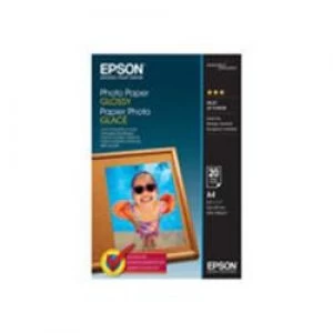 Image of Epson A4 Glossy Photo Paper 20 Sheets