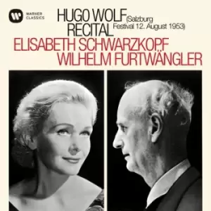 image of Hugo Wolf Recital Salzburg Festival 12 August 1953 by Hugo Wolf CD Album