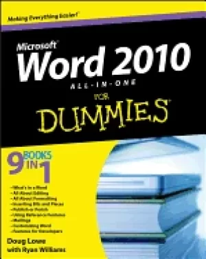 Image of word 2010 all in one for dummies