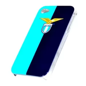 image of S.S. Lazio Official IPhone 4 Hard Football Crest Phone Case (One Size) (Blue/Black)