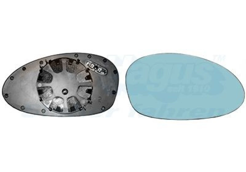 Image of VAN WEZEL Wing mirror glass VAN WEZEL 0627836