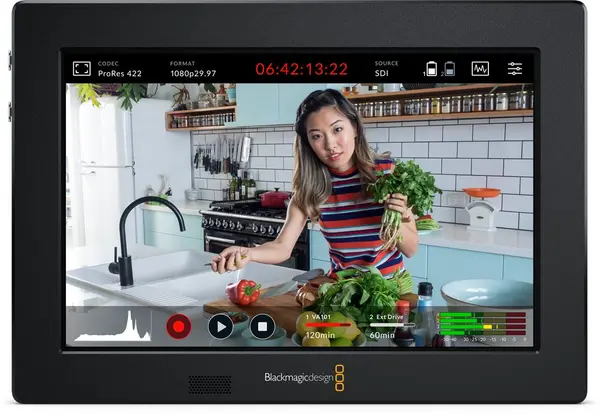 image of Blackmagic 7" Design Video Assist 3G Broadcast Monitor