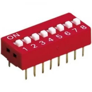 Image of Diptronics DS 03V Multi DIP Switch 3 pole not switched 100 mA50 VDC switched 50 mA24