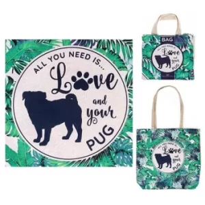 Image of Doggy Style Eco Shopper Pug