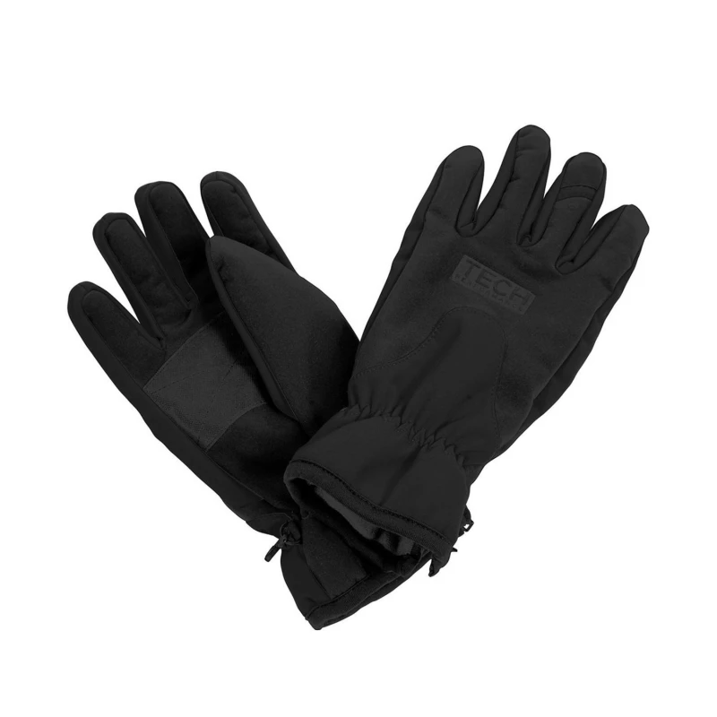 Image of Result Result Men Tech performance Softshell Gloves in Black Size: Small Black S Male 5063527117397