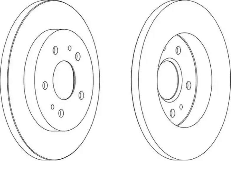 Image of JURID 562291J Brake disc Solid, Oiled, without bolts/screws Brake Disc (82)