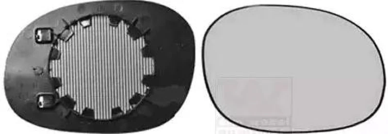 Image of VAN WEZEL 0925862 Wing Mirror Glass * HAGUS * Right Mirror Glass,outside mirror (1914)