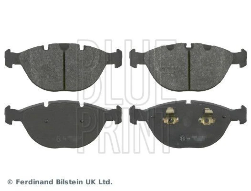 Image of Blue PRINT Brake pad set Blue PRINT ADB114239