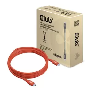 image of Club 3D USB2 Type-C Bi-Directional Cable