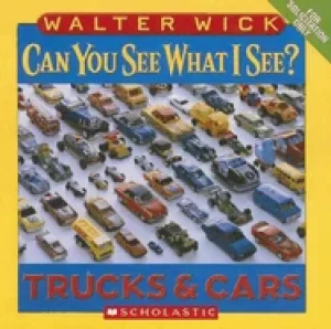 Image of can you see what i see trucks and cars picture puzzles to search and solve