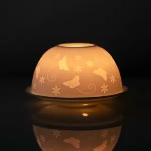 image of Butterfly Dome Tealight Holder