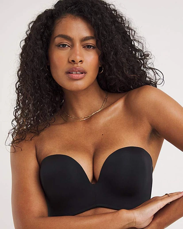 Image of Wonderbra Wonderbra Ultimate Strapless Bra Black - Wonderbra - Size: 32C Black Female 32C ST14223