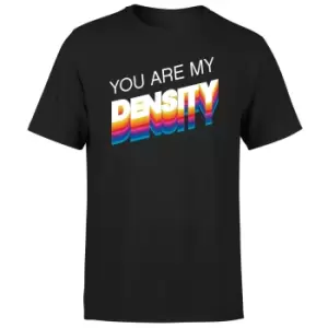 image of Back To The Future You Are My Density Mens T-Shirt - Black - 3XL